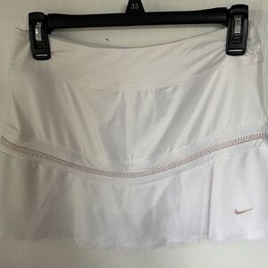 Nike Dri-FIT White Skirt With Shorts Attached